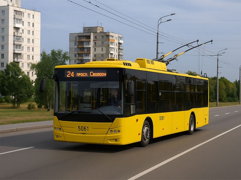 Тролейбус 24 Київ