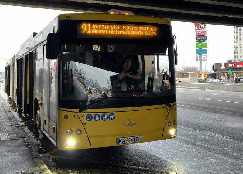 Автобус 91 Київ