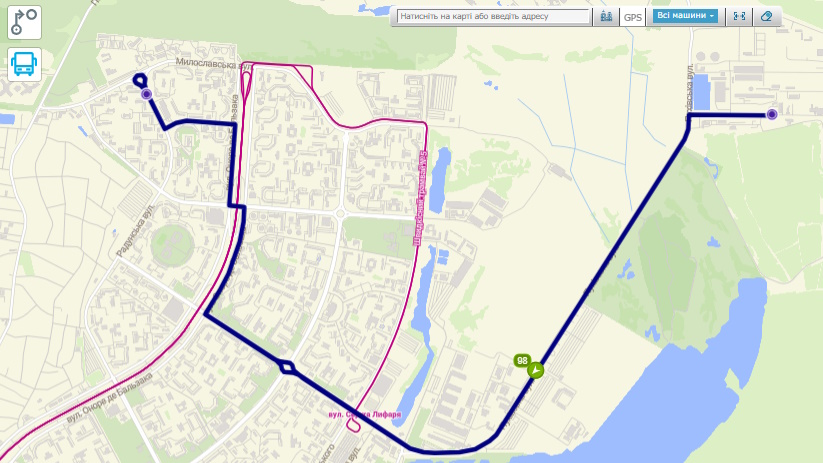 Автобус 98 Київ