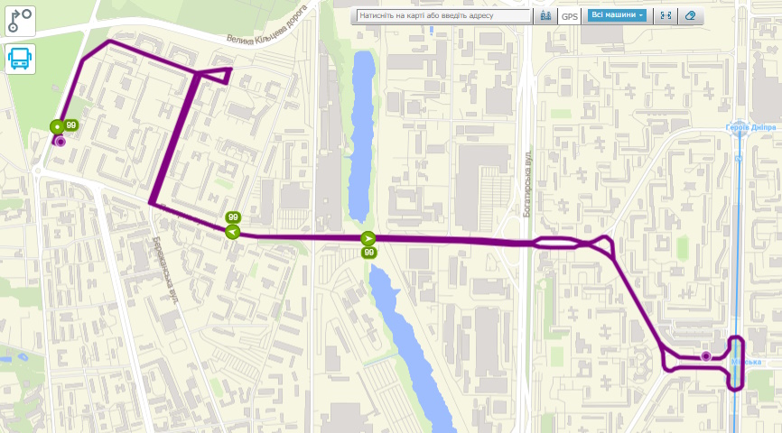 Автобус 99 Київ