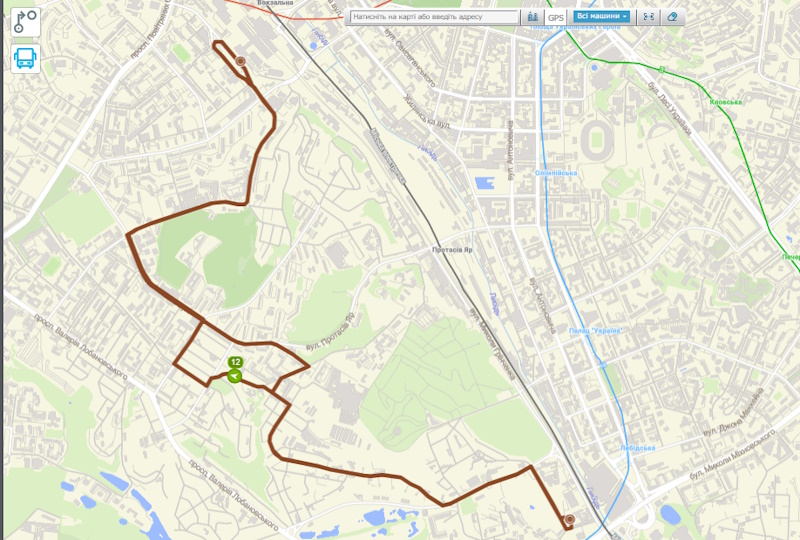 Автобус 12 Київ