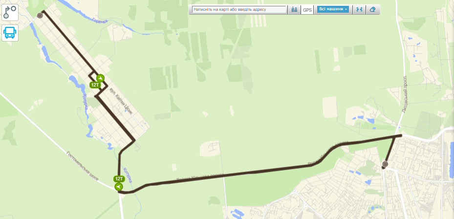 Автобус 12Т Київ