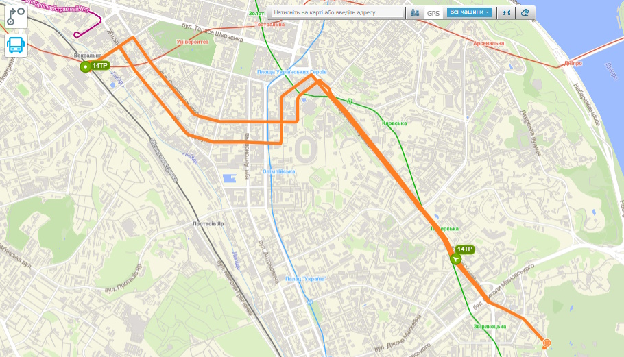 Автобус 14ТР Київ