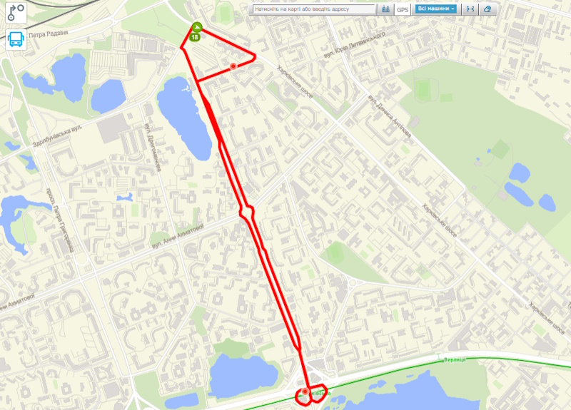 Автобус 18 Київ