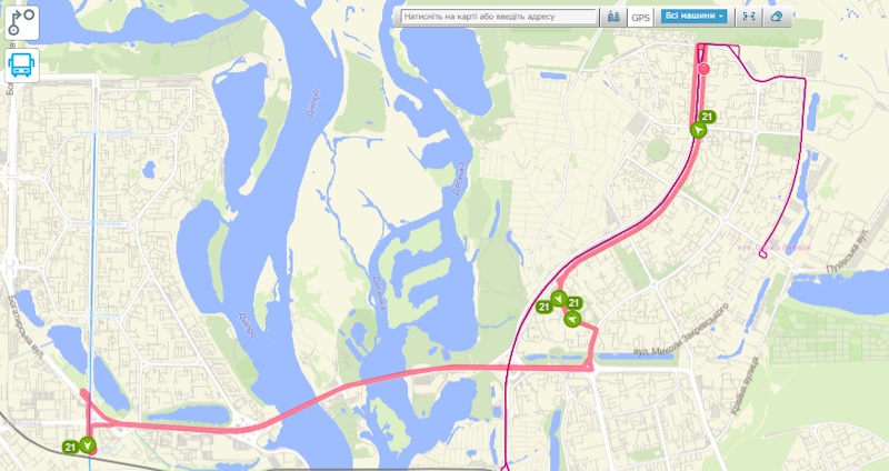 Автобус 21 Київ