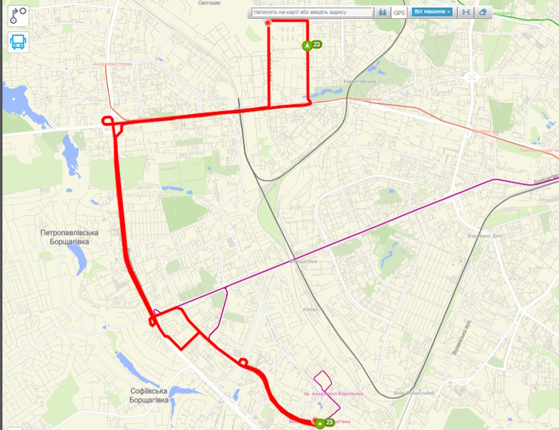 Автобус 23 Київ