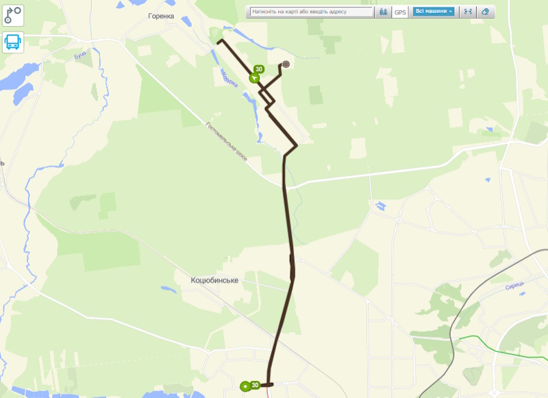 Автобус 30 Київ