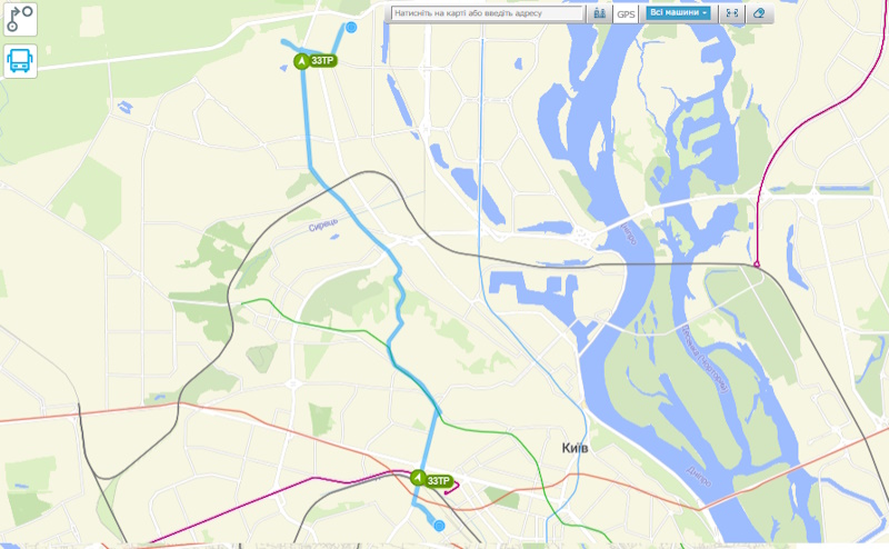 Автобус 33ТР Київ