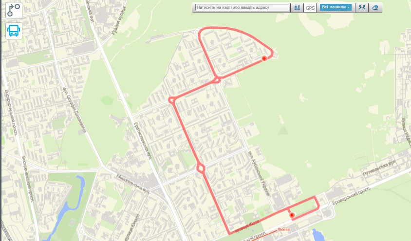 Автобус 33 Київ