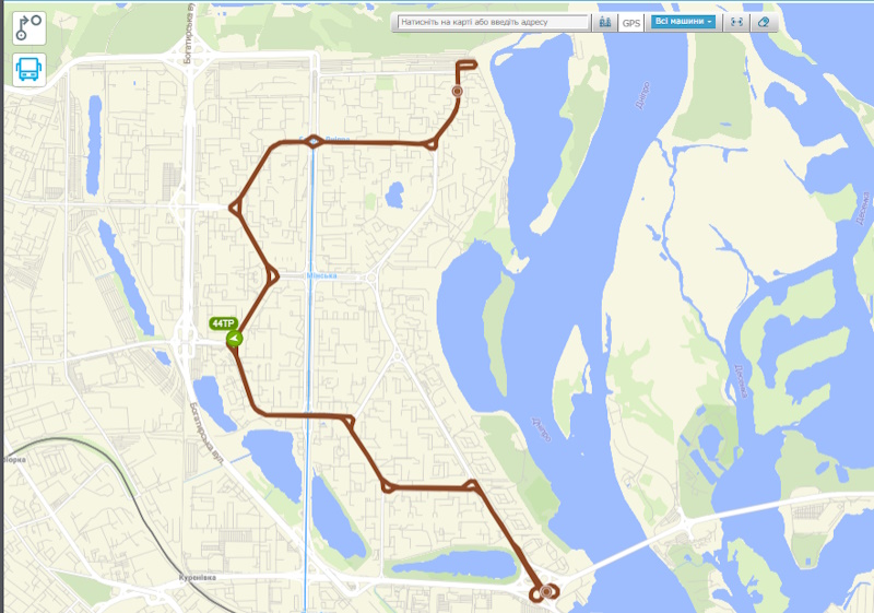 Автобус 44ТР Київ