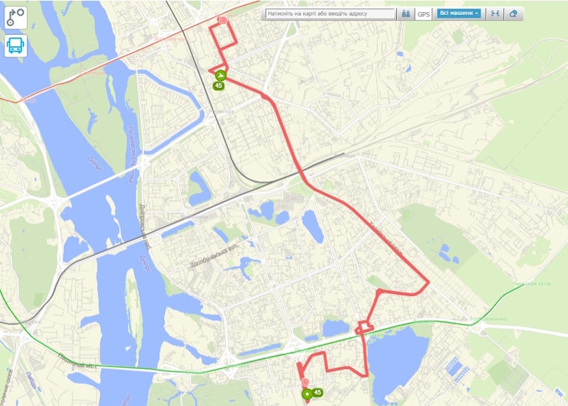 Автобус 45 Київ