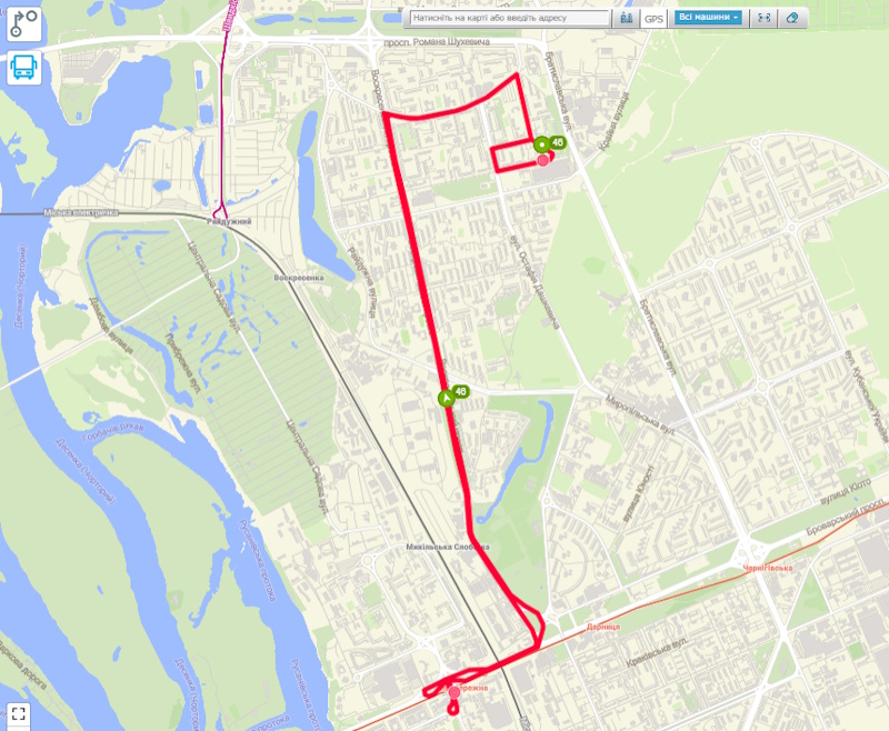 Автобус 46 Київ