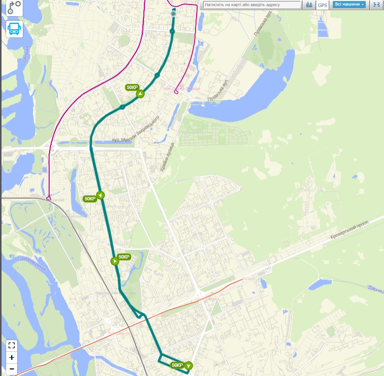 Автобус 50КР Київ