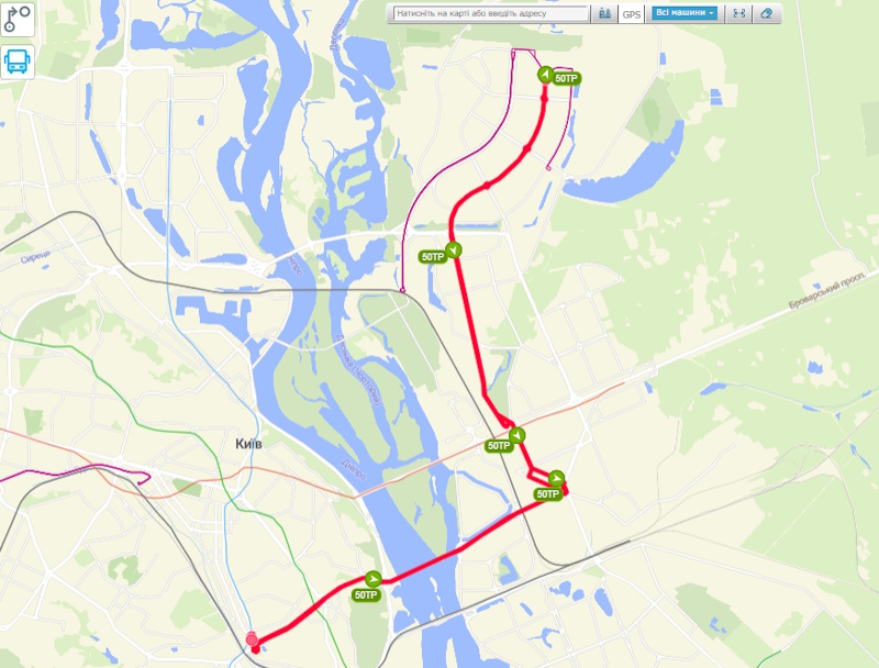 Автобус 50ТР Київ