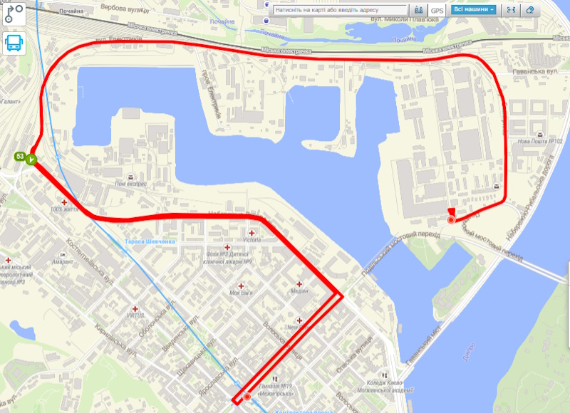 Автобус 53 Київ