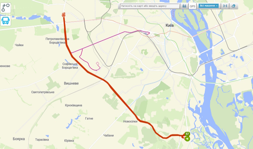 Автобус 57 Київ