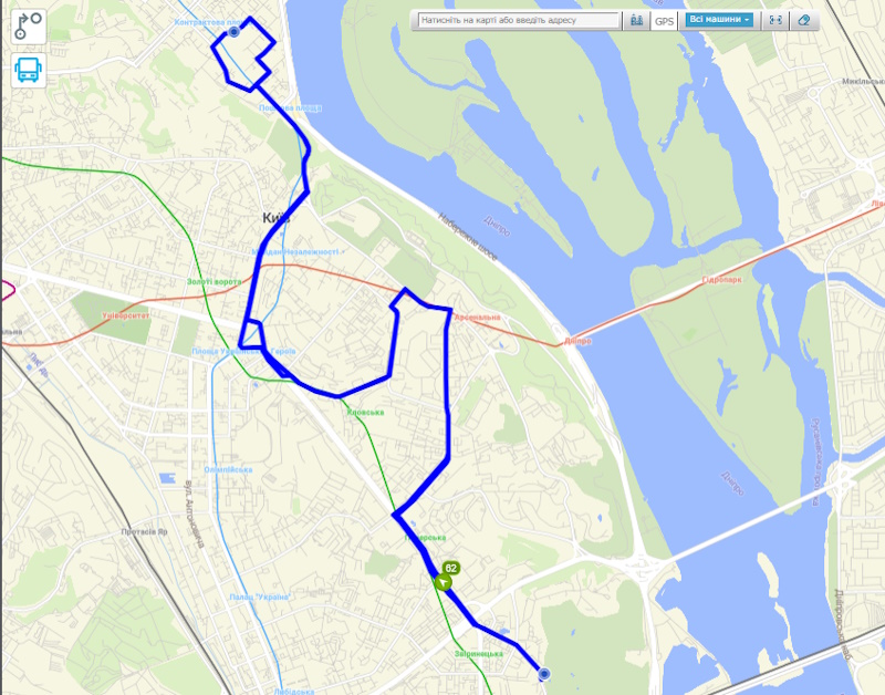 Автобус 62 Київ