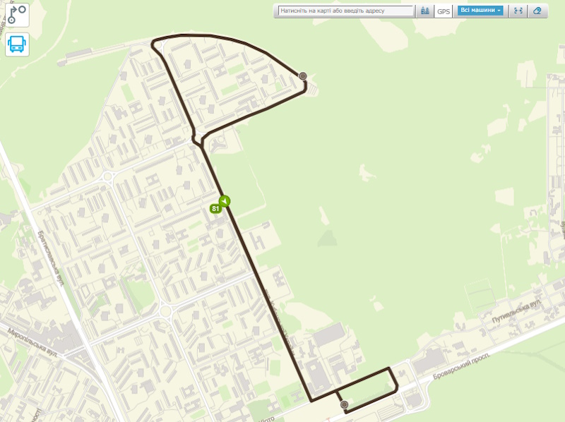 Автобус 81 Київ