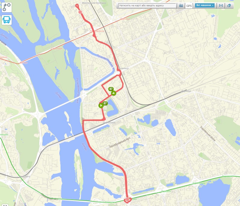 Автобус 87 Київ