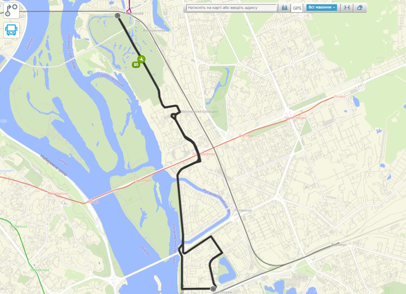 Автобус 95 Київ