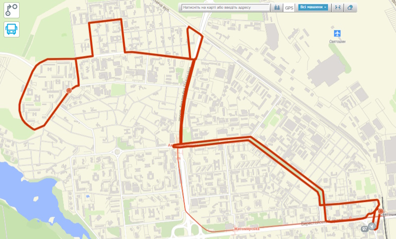 Автобус 97 Київ