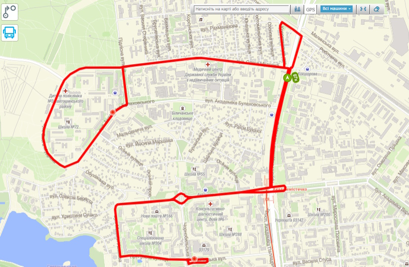 Автобус 97К Київ