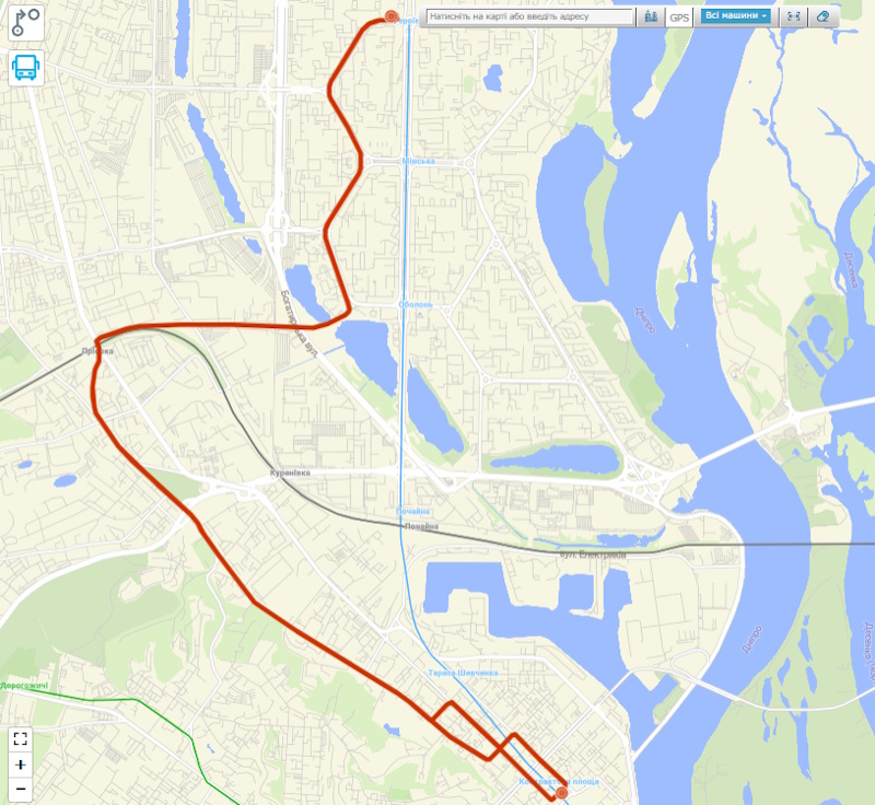 Трамвай 16 Київ