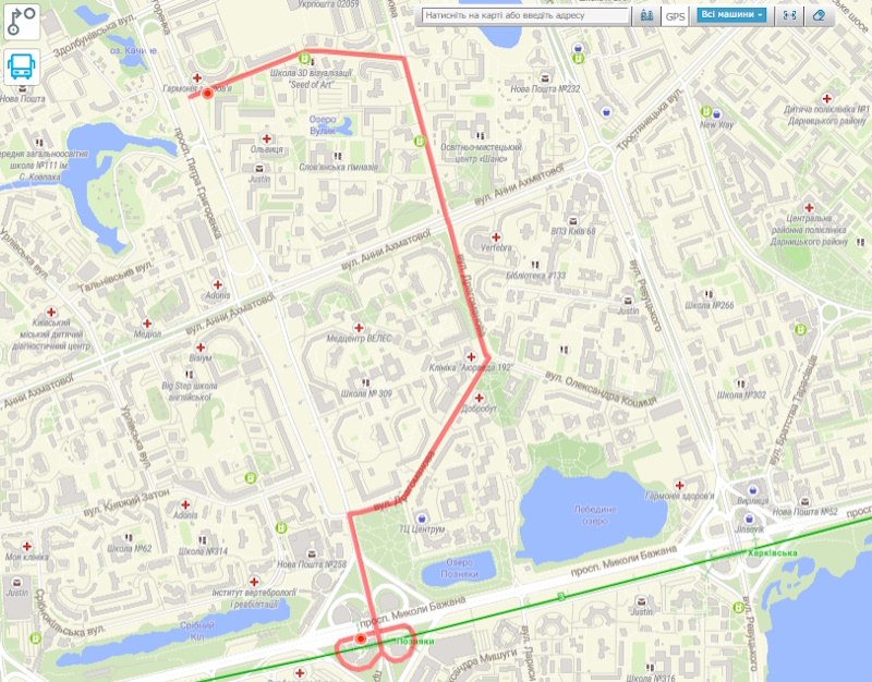 Маршрутка 250 Київ