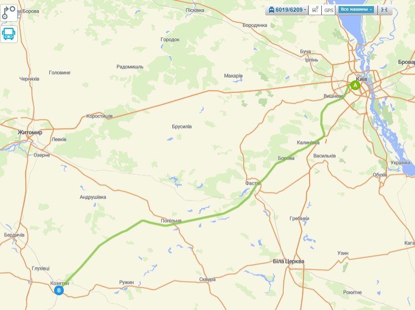 Електричка Київ — Козятин