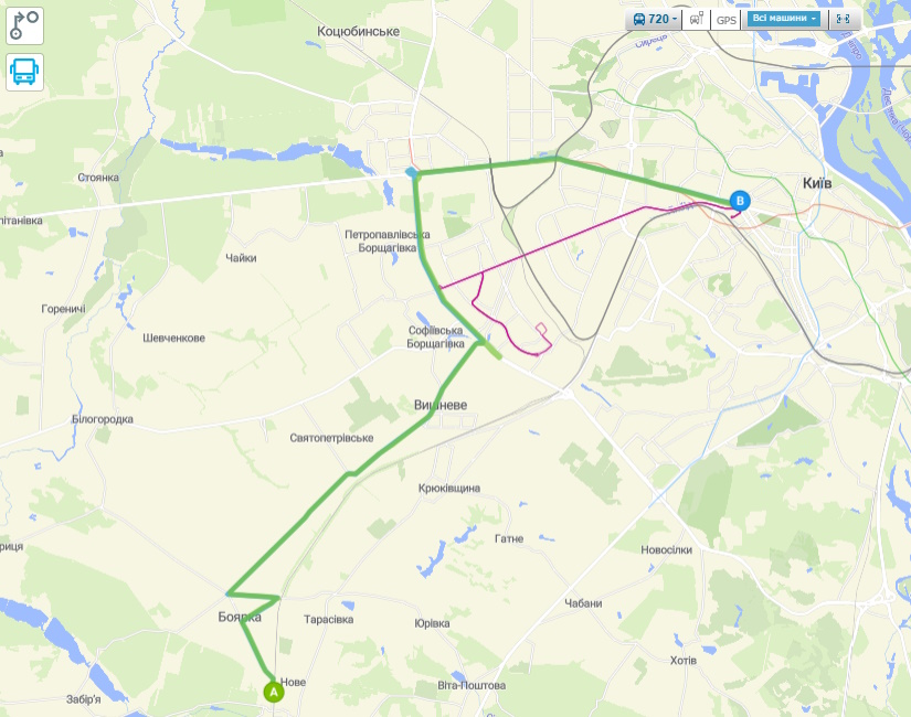 Електричка Київ — Боярка