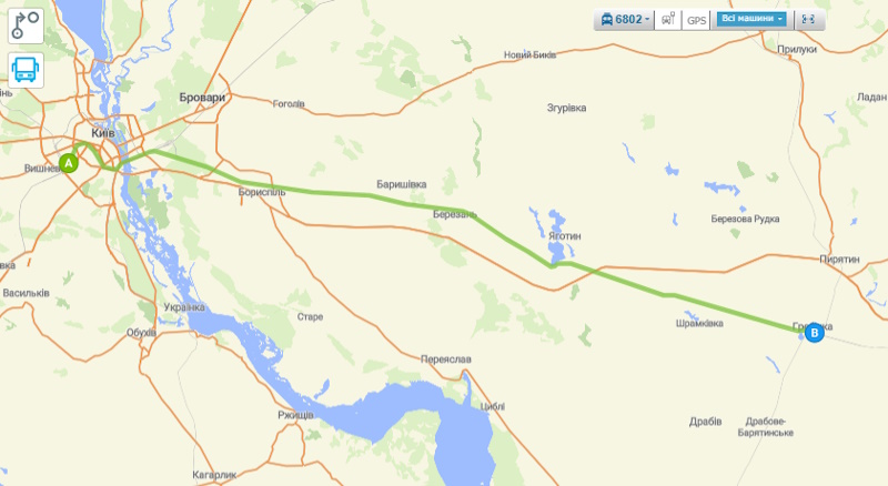 Електричка Київ — Гребінка