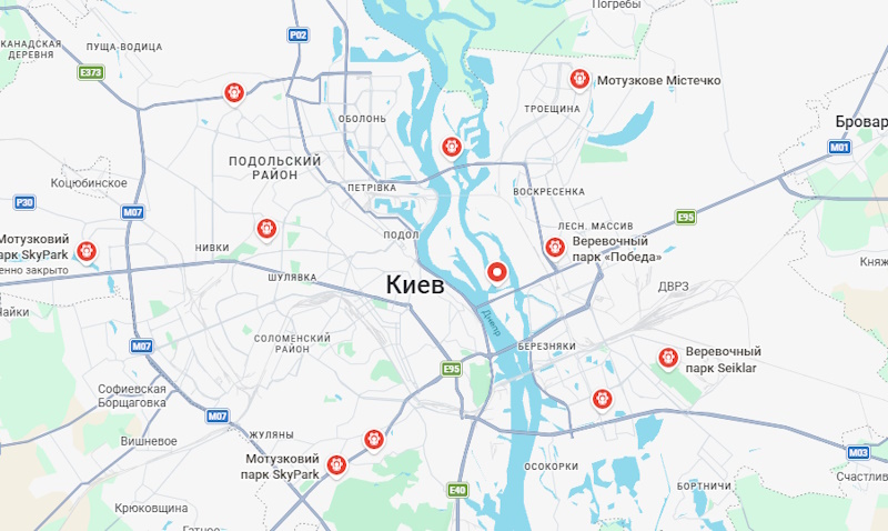 Мотузкові парки Києва