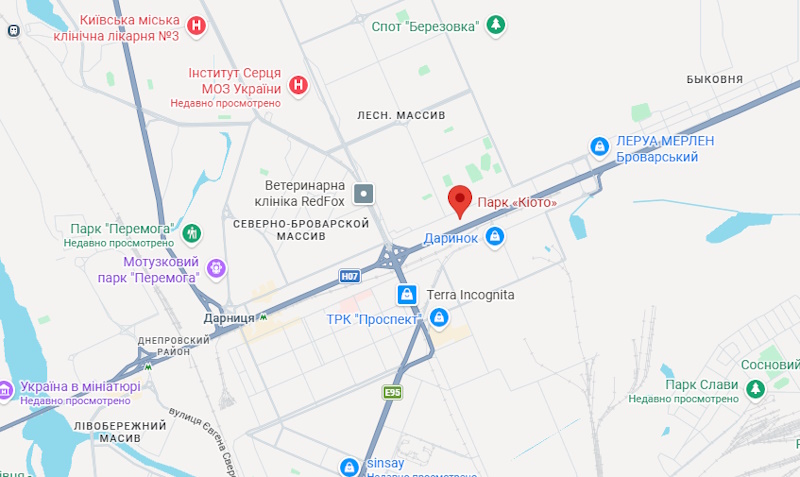 парк Кіото в Києві