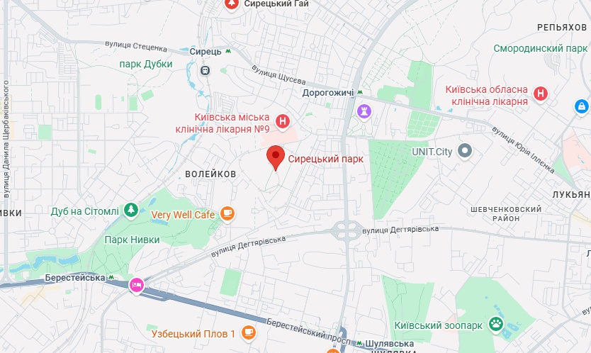 сирецький парк київ