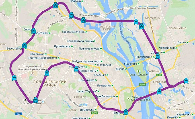 Мыська електричка Києва