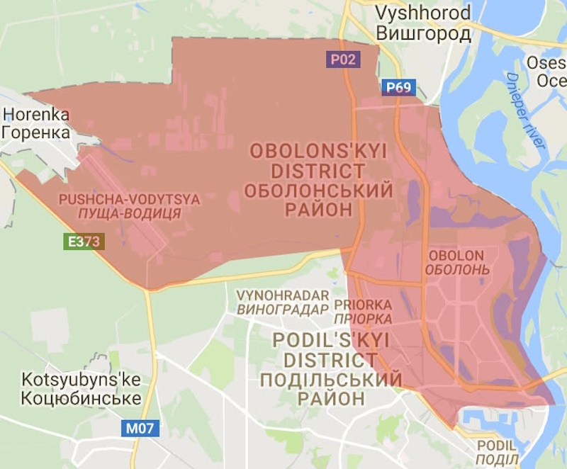 Оболонський район Києва