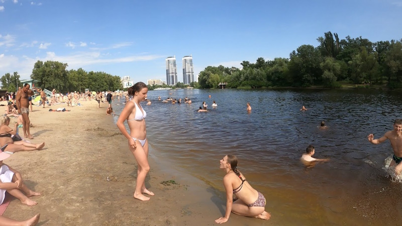 Популярні пляжі Києва